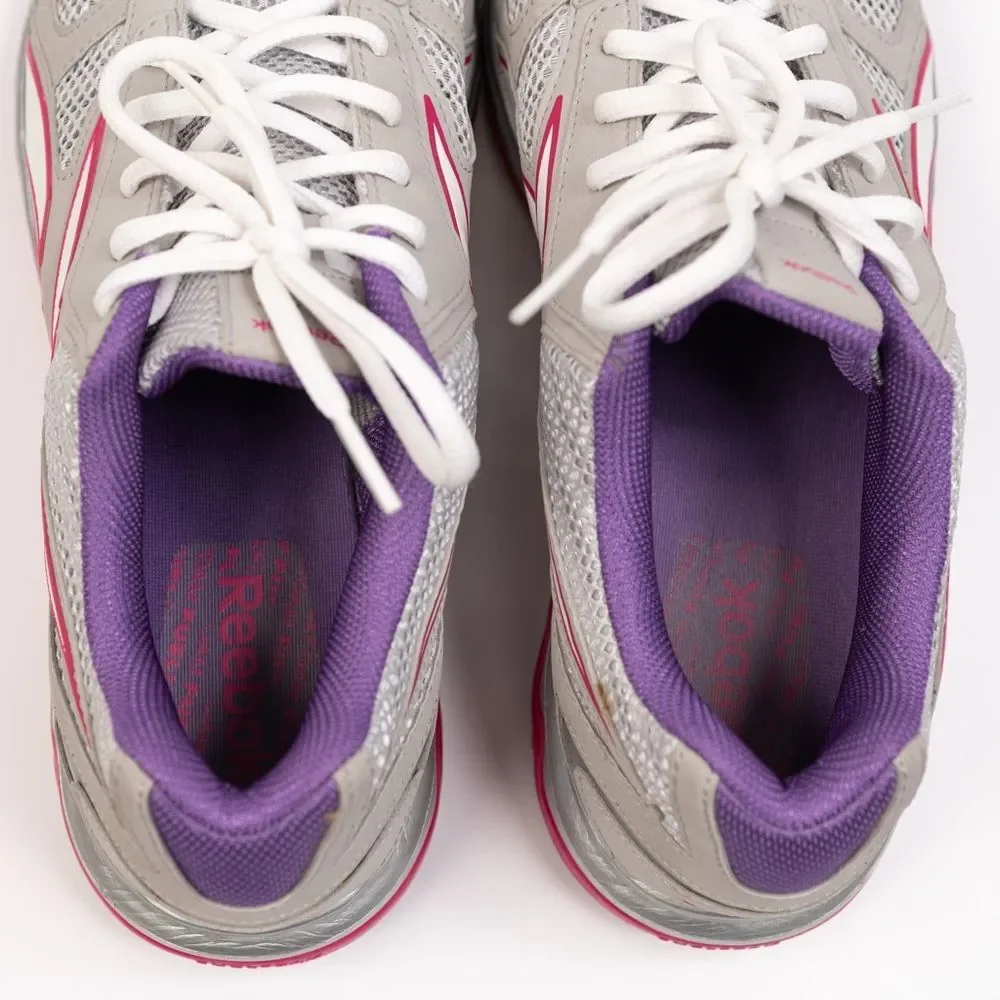Reebok DMX Ride Sneakers gray pink Shoes size 10